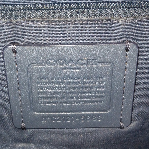 COACH Court Backpack Color: Silver/TWILIGHT - Picture 3 of 4